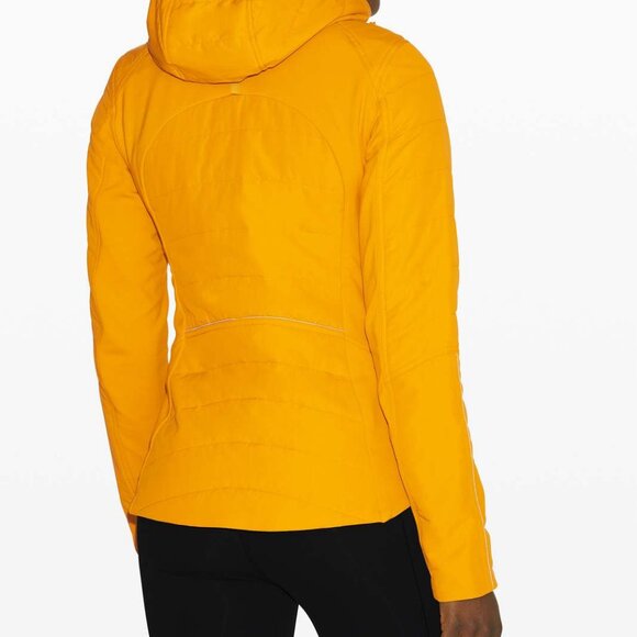 Lululemon Another Mile Jacket Honeycomb Yellow Full Zip 8 - Picture 3 of 16